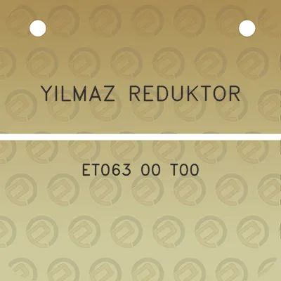 yilmaz-reduktor-et063-00-t00