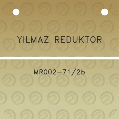 yilmaz-reduktor-mr002-712b