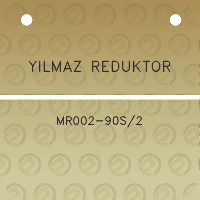 yilmaz-reduktor-mr002-90s2