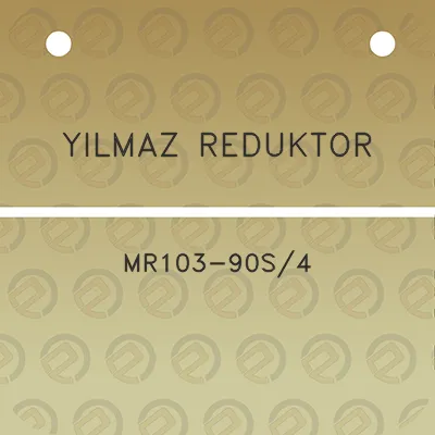 yilmaz-reduktor-mr103-90s4