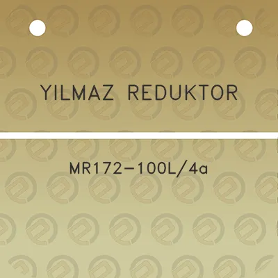 yilmaz-reduktor-mr172-100l4a