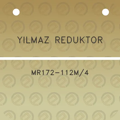 yilmaz-reduktor-mr172-112m4