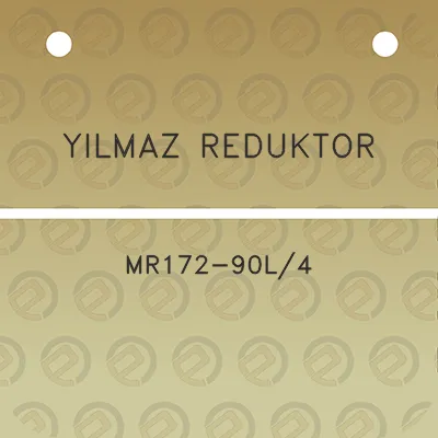 yilmaz-reduktor-mr172-90l4