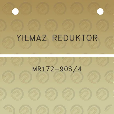 yilmaz-reduktor-mr172-90s4