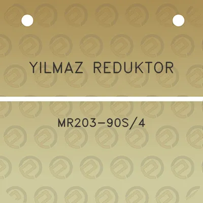 yilmaz-reduktor-mr203-90s4