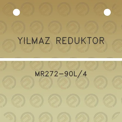 yilmaz-reduktor-mr272-90l4