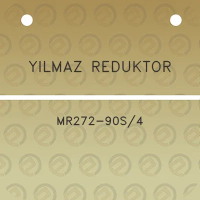 yilmaz-reduktor-mr272-90s4