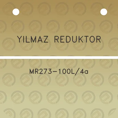 yilmaz-reduktor-mr273-100l4a