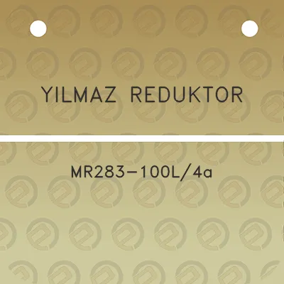 yilmaz-reduktor-mr283-100l4a