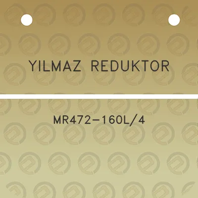 yilmaz-reduktor-mr472-160l4