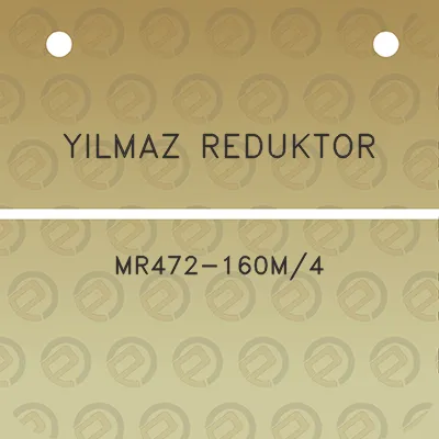 yilmaz-reduktor-mr472-160m4