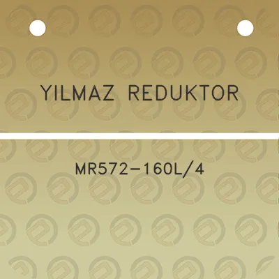 yilmaz-reduktor-mr572-160l4