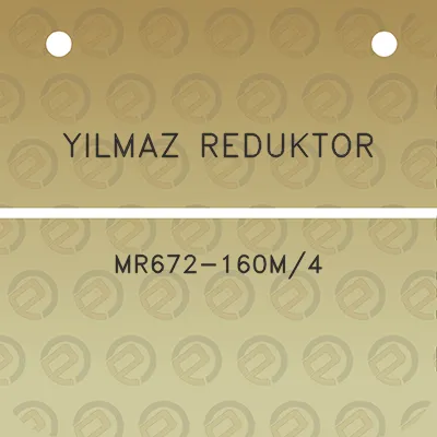 yilmaz-reduktor-mr672-160m4