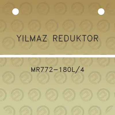 yilmaz-reduktor-mr772-180l4