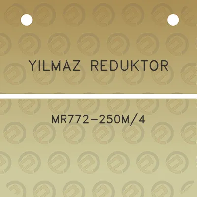 yilmaz-reduktor-mr772-250m4