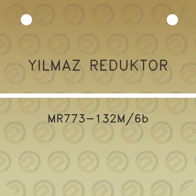 yilmaz-reduktor-mr773-132m6b