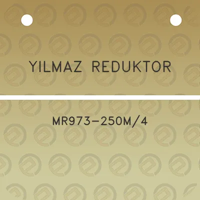 yilmaz-reduktor-mr973-250m4