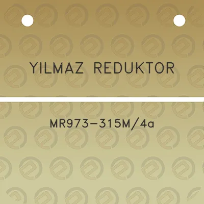 yilmaz-reduktor-mr973-315m4a