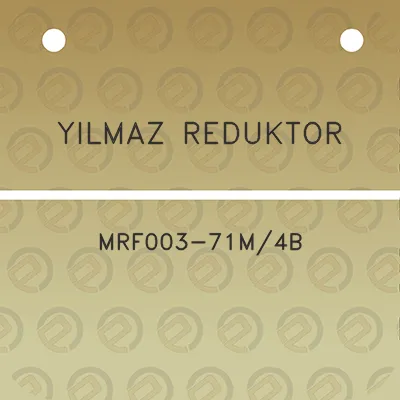 yilmaz-reduktor-mrf003-71m4b