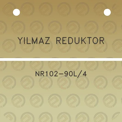 yilmaz-reduktor-nr102-90l4