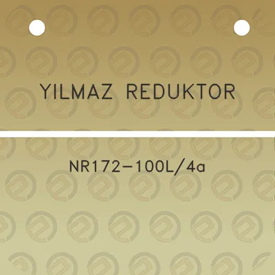 yilmaz-reduktor-nr172-100l4a