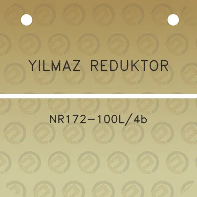 yilmaz-reduktor-nr172-100l4b