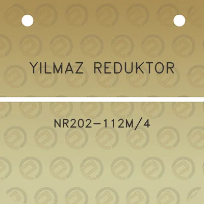 yilmaz-reduktor-nr202-112m4