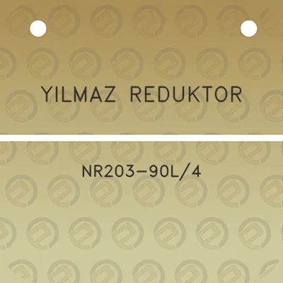 yilmaz-reduktor-nr203-90l4