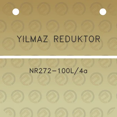 yilmaz-reduktor-nr272-100l4a