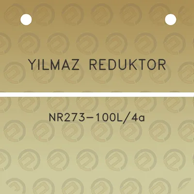 yilmaz-reduktor-nr273-100l4a