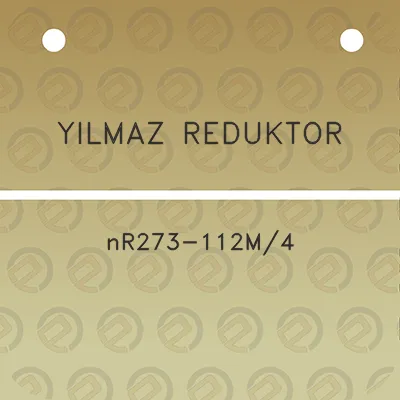 yilmaz-reduktor-nr273-112m4