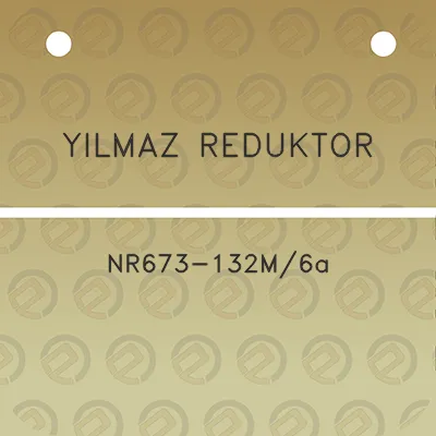 yilmaz-reduktor-nr673-132m6a