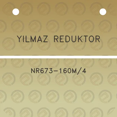 yilmaz-reduktor-nr673-160m4