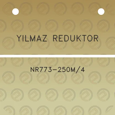 yilmaz-reduktor-nr773-250m4