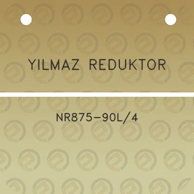 yilmaz-reduktor-nr875-90l4