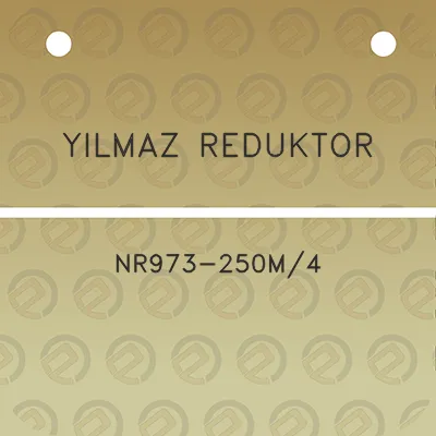 yilmaz-reduktor-nr973-250m4