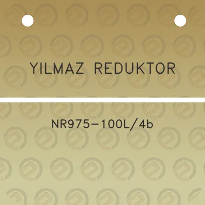 yilmaz-reduktor-nr975-100l4b