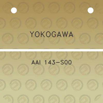 yokogawa-aai-143-s00