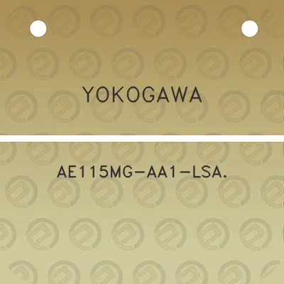 yokogawa-ae115mg-aa1-lsa