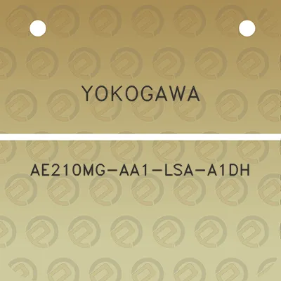 yokogawa-ae210mg-aa1-lsa-a1dh