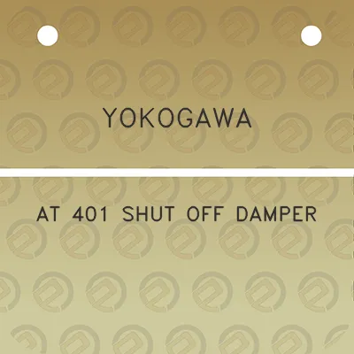 yokogawa-at-401-shut-off-damper