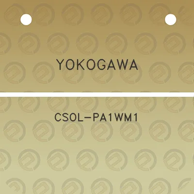 yokogawa-csol-pa1wm1