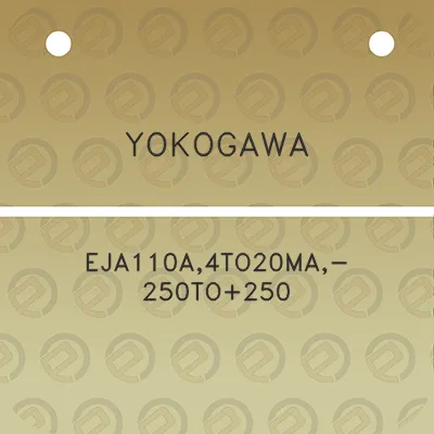 yokogawa-eja110a4to20ma-250to250