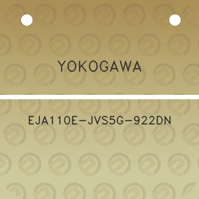 yokogawa-eja110e-jvs5g-922dn