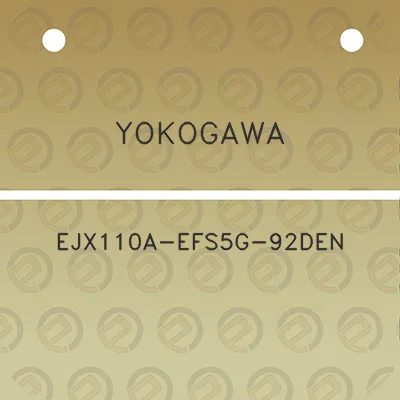 yokogawa-ejx110a-efs5g-92den