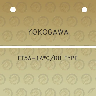 yokogawa-ft5a-1acbu-type