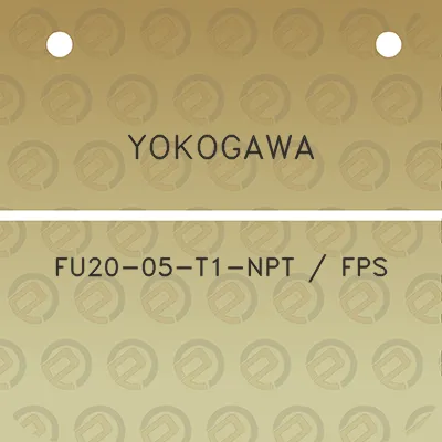 yokogawa-fu20-05-t1-npt-fps