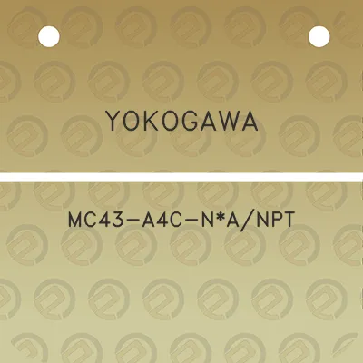 yokogawa-mc43-a4c-nanpt