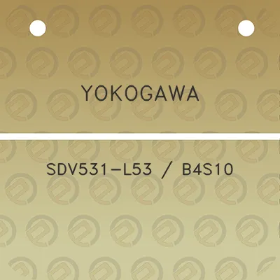 yokogawa-sdv531-l53-b4s10