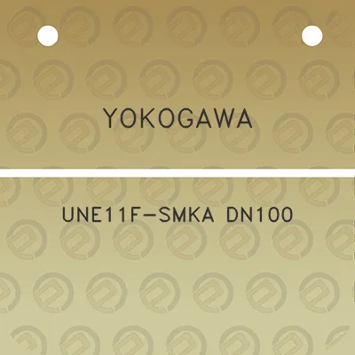 yokogawa-une11f-smka-dn100